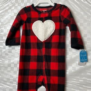 Carters onesie, pajamas, 2 way zipper NWT